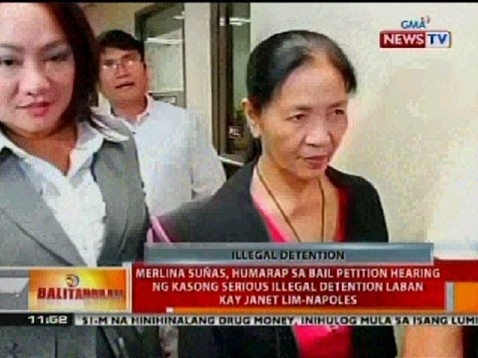 BT: Merlina Suñas, ikinuwento ang ilang pangyayari bago umano ma-detine si Benhur Luy