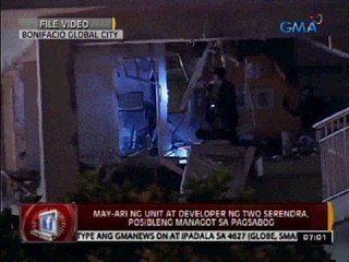 24 Oras: May-ari ng unit at developer ng Two Serendra, posibleng managot sa pagsabog