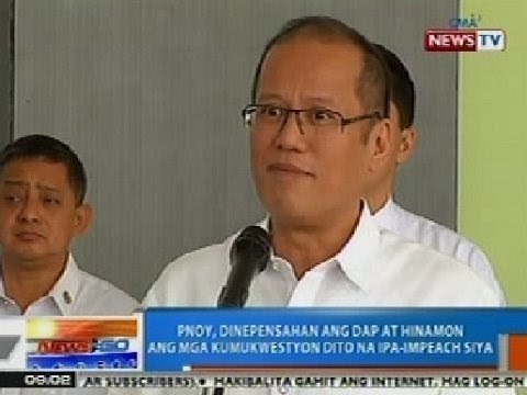 NTG: PNoy, dinepensahan ang DAP at hinamon ang mga kumukwestyon dito na ipa-impeach siya