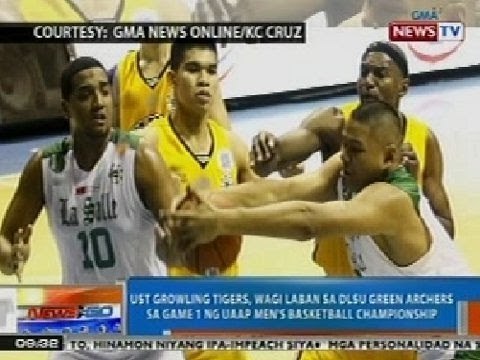 NTG: UST, wagi vs DLSU sa game 1 ng UAAP Men's Basketball Championship