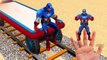 Thomas And Friends Superheroes Train Rides For Kids Finger family children Nursery Rhymes 3D cartoon