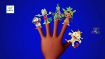 Finger Family Pokemon Toys For Children | Pokemon Cartoon Daddy Finger Preschool Nursery Rhymes