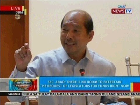 BP: Sec. Abad, tinatalakay ang isyu ng paggastos sa PDAF (Part 1)