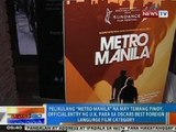 Pelikulang 'Metro Manila', official entry ng UK para sa Oscars Best Foreign Language Film category