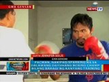 Pacman, nakipag-sparring na sa 2 dayuhang boxing champ bilang bahagi ng kanyang training