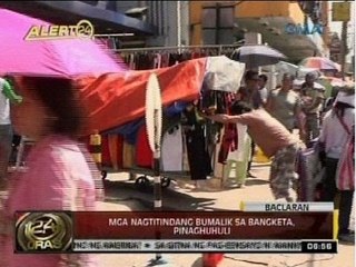 24 Oras: Mga nagtitindang bumalik sa bangketa, pinaghuhuli