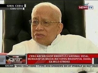 QRT: Cebu Archbishop Cardinal Vidal, humarap sa media matapos maospital