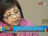 BP: Peace agreement sa pagitan ng MNLF at gobyerno, inaasahang mapipirmahan ngayong taon