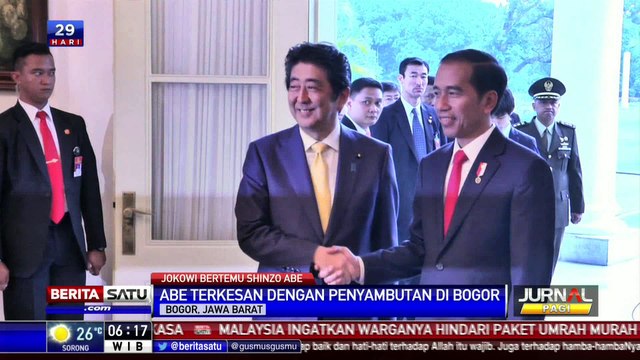 PM Jepang Shinzo Abe Terkesan dengan Sambutan Jokowi