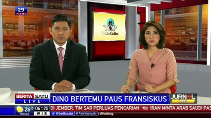 Dino Patti Djalal Bertemu Paus Fransiskus di Vatikan