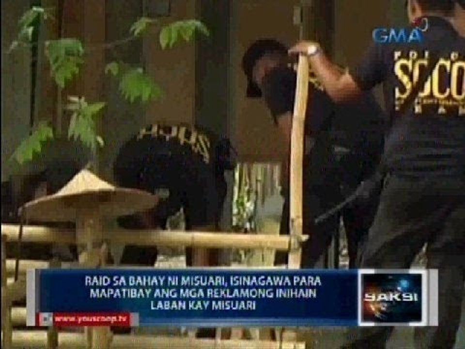 Saksi: Matataas na kalibre ng armas at pampasabog, nasamsam sa bahay ni Nur Misuari