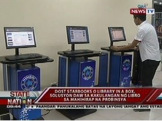 DOST starbooks o library in a box, solusyon daw sa kakulangan ng libro sa mahihirap na probinsya