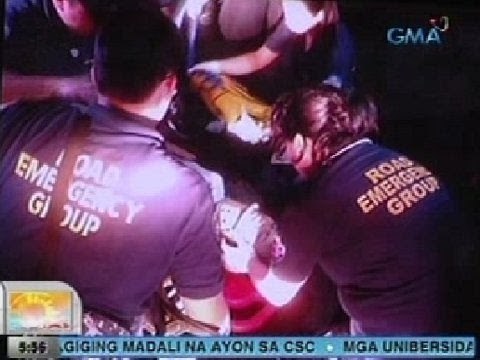 UB: Motorsiklo, sumemplang bago nakaladkad ng AUV sa QC; rider, sugatan