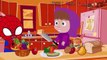 Masha Eating Candy and Spiderman Treats Teeth Full Episodes! Animation Full Animation