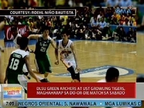 UB: DLSU Green Archers at UST Growling Tigers, maghaharap sa do-or-die match sa Sabado