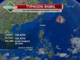 UB: Typhoon Ramil, mas lumakas pa