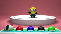 Learn Colors with Minions 3D Funny Colours for Kids to Learn Learning Videos