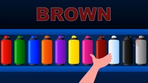 Colors for Children to Learn with Spray Bottle - Colours for Kids to Learn - Kids Learning Videos