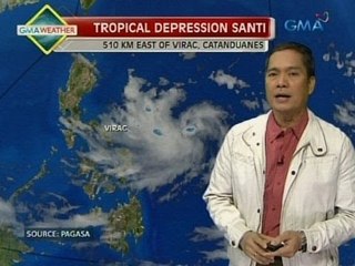 24 Oras: Bagyong Santi, posibleng mag-landfall sa Hilaga o Gitnang Luzon sa Sabado