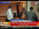 BT: Gobyerno at MILF, muling nagpulong para plantsahin ang ilang detalye sa peace talks