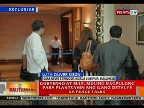 BT: Gobyerno at MILF, muling nagpulong para plantsahin ang ilang detalye sa peace talks