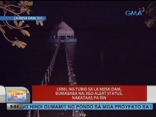 UB: Lebel ng tubig sa La Mesa Dam, bumababa na