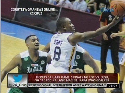 24 Oras: Tickets sa UAAP Game 3 Finals ng UST vs. DLSU, sa Sabado na lang mabibili para iwas-scalper