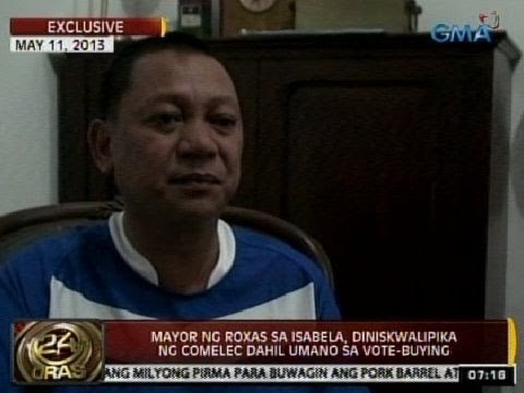 24Oras: Mayor ng Roxas sa Isabela, diniskwalipika ng Comelec dahil umano sa vote-buying