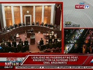 SONA: Ligalidad ng pagbibigay ng PDAF, kinuwestiyon sa SC oral arguments