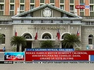 NTL : Roxas Isabela Mayor Calderon, diniskwalpika ng COMELEC dahil sa vote buying