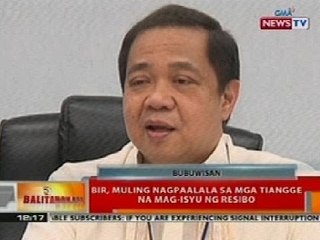 BT: BIR, muling nagpaalala sa mga tiangge na mag-isyu ng resibo