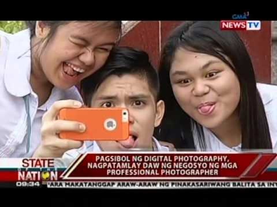 Pagsibol ng digital photography, nagpatamlay daw ng negosyo ng mga professional photographer