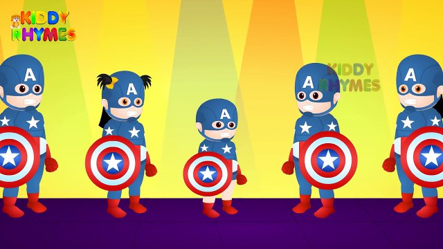 Captain America Finger Family (Hulk Vs Capatain America) Finger Family(Hulk)
