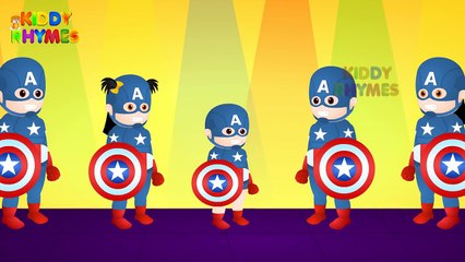 Captain America Finger Family (Hulk Vs Capatain America) Finger Family(Hulk)