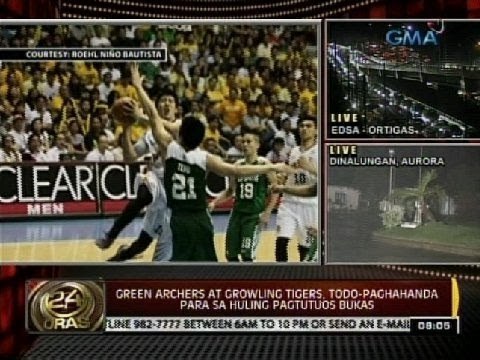 24 Oras: Growling Tigers at Green Archers, todo-paghahanda para sa huling pagtutuos bukas