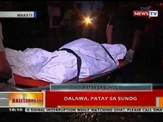 BT : 2, patay sa sunog sa Makati