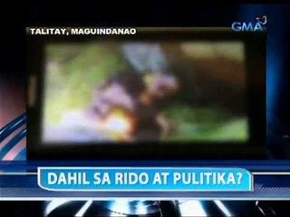 Saksi: 3, patay sa pananambang sa tauhan ng alkalde ng Talitay, Maguindanao