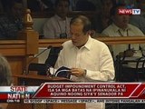 SONA: Diokno, hinamon si PNoy na buhayin ang Budget Impoundment Control act