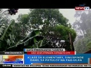 NTG: Klase sa elementary sa Cotabato City, sinuspinde dahil sa patuloy na pag-ulan