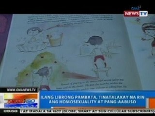 NTG: Ilang librong pambata, tinatalakay na rin ang homosexuality at pang-aabuso