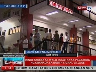 NTVL: Hindi bababa sa 8 sugatan sa pagsabog ng granada sa Taguig