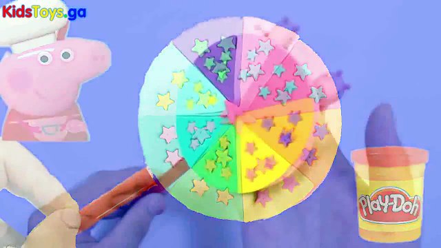 play doh frozen toys! - Create Lollipop cake playdoh for Peppa pig videos - learn numbers kids toys