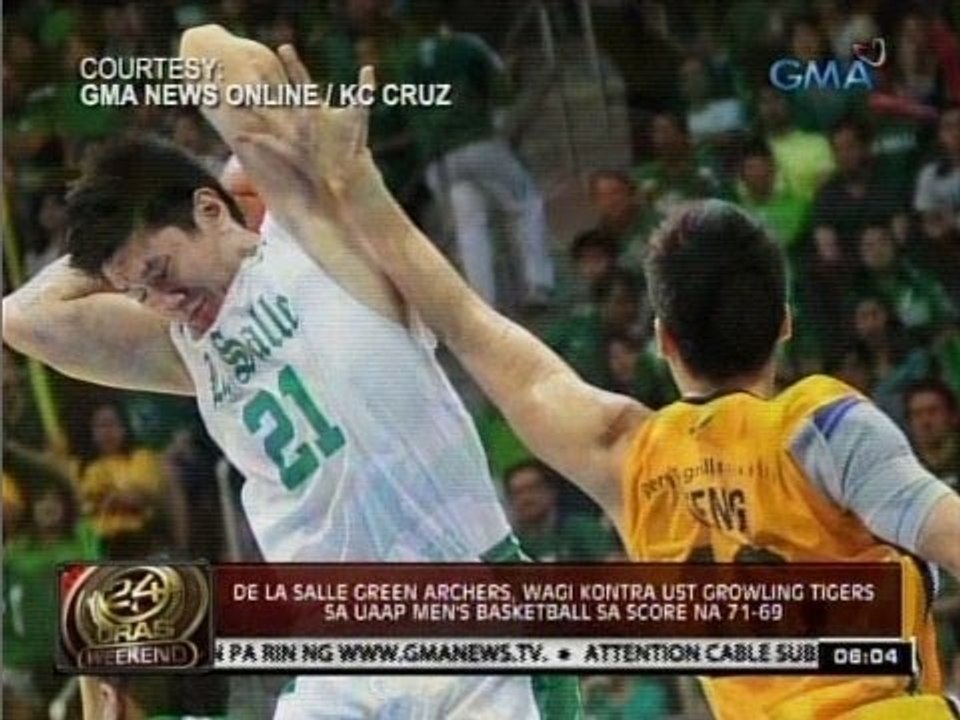 24 Oras: DLSU Green Archers, nakuha ang kampyonato sa UAAP basketball finals