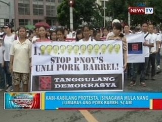 Download Video: BP: Kabi-kabilang protesta, isinagawa mula nang lumabas ang pork barrel scam