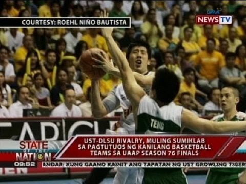 UST-DLSU rivalry, muling sumiklab sa pagtutuos ng kanilang basketball teams sa UAAP Season 76 Finals