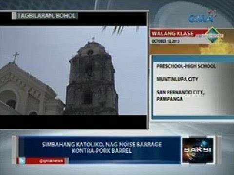 Saksi: Simbahang Katoliko, nag-noise barrage kontra-pork barrel