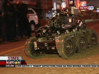SONA: Robot, ginagamit na ng mga pulis tuwing rumeresponde sa bomb scare o bomb threat