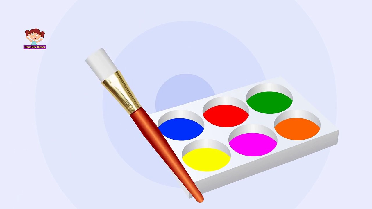 Body Painting Learning Colors Video for Kids   Learn Colors for Children Nursery