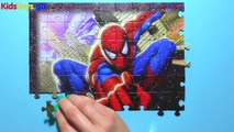 Marvel Spider-Man Puzzle Games Rompecabezas JR Games Junior Play Kids Learning Toys- Marvel kids