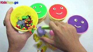 PLAY DOH KIDS & PEPPA PIG TOYS! - KINDER Surprise Eggs Pest Shop My Pony VideoS - learn numbers